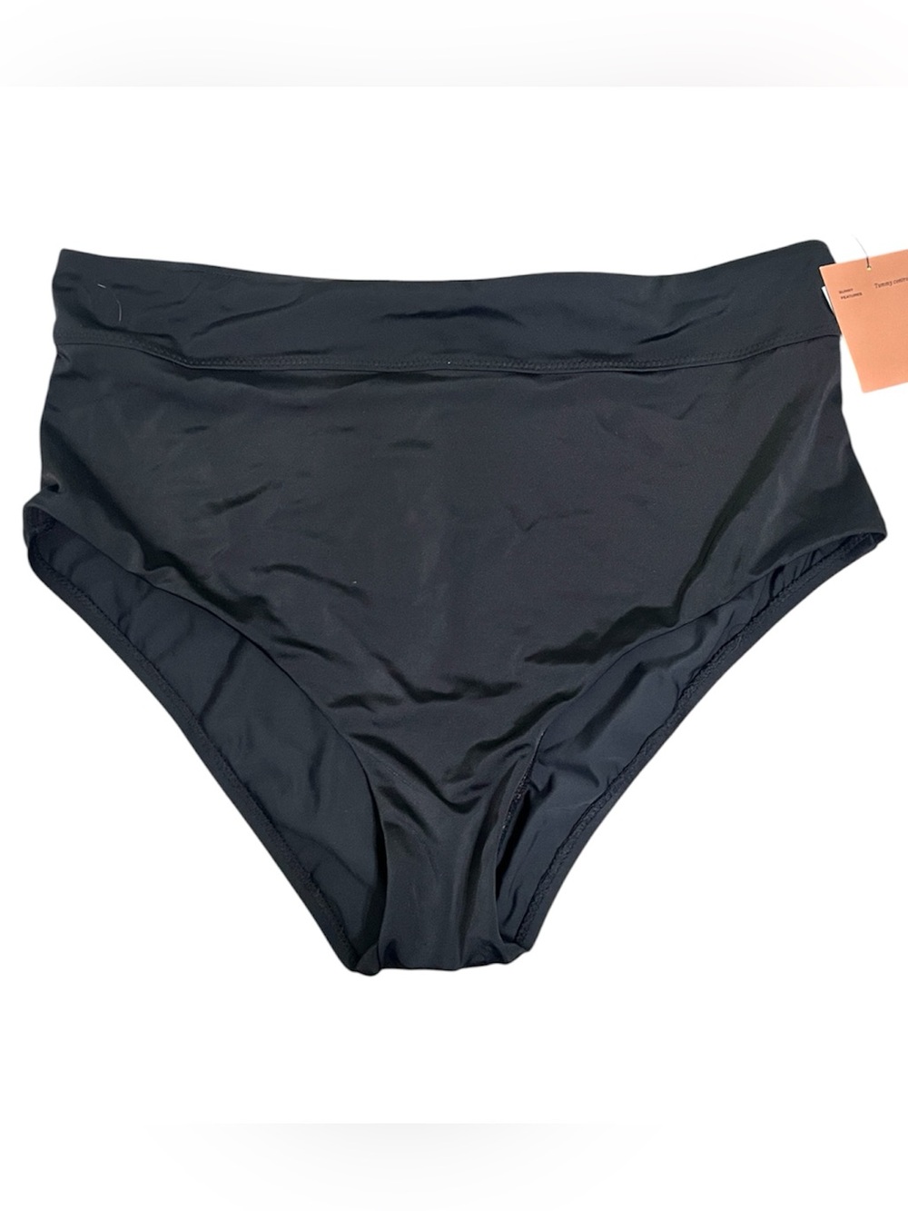 Shade & Shore Black High-Waist Bikini Bottoms